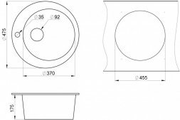 Кухонная мойка Granula GR-4801 классик
