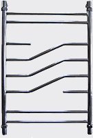 Полотенцесушитель водяной ТЕРА Молния 500х600 Н.Г. 3/4 (20-15) с кронш.+америк. угловые1х3/4