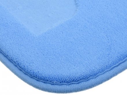 Коврик для ванной c памятью формы &quot;Bath&quot; 45*75*1,2см, синий VORTEX/10, пп-пакет 24119