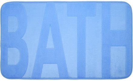 Коврик для ванной c памятью формы &quot;Bath&quot; 45*75*1,2см, синий VORTEX/10, пп-пакет 24119