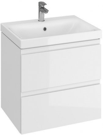 Тумба под раковину подвесная Cersanit MODUO 60 для MODUO SLIM 60 узкая белый
