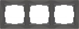 Рамка на 3 поста (серо-коричневый, basic) WL03-Frame-03 Werkel